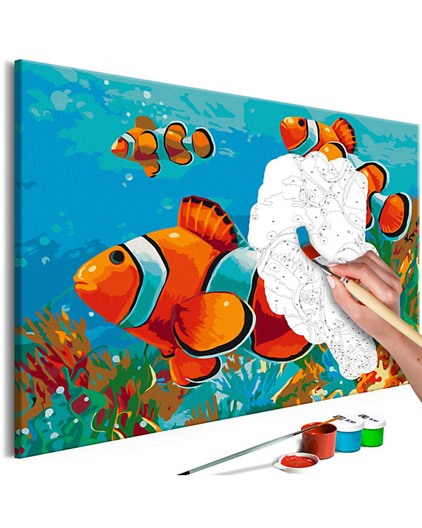 artgeist Malen nach Zahlen Gold Fishes mehrfarbig Gr. 60 x 40 | 05902157051285 artgeist Malen nach Zahlen Gold Fishes mehrfarbig Gr. 60 x 40 | 05902157051285