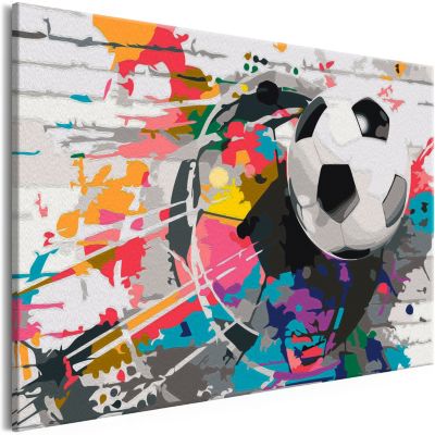 artgeist Malen nach Zahlen Colourful Ball mehrfarbig Gr. 60 x 40 | 05902157051247
