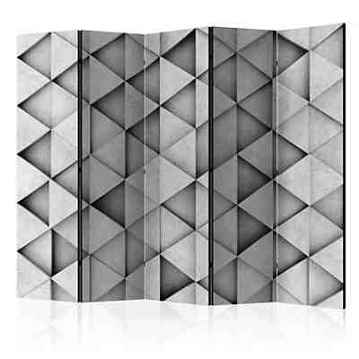 Paravent Grey Triangles II [Room Dividers]
