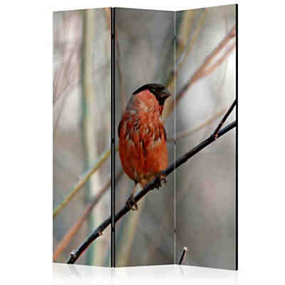 Paravent Bullfinch in the forest [Room Dividers]
