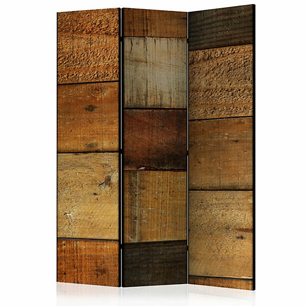 Paravent Wooden Textures [Room Dividers]