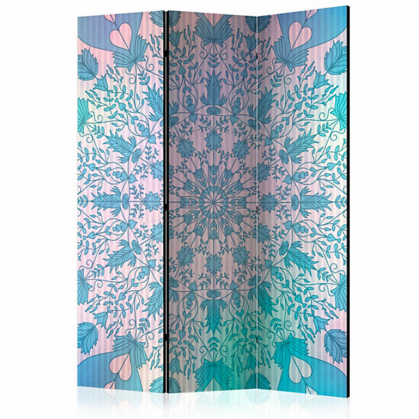 Paravent Girly Mandala (Blue) [Room Dividers]