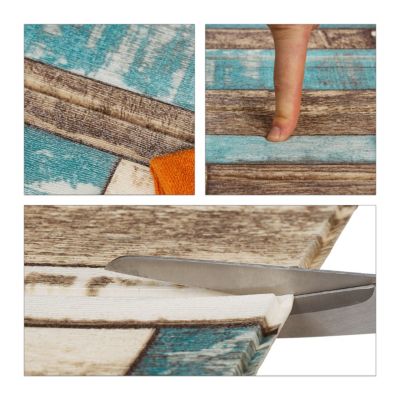 30 x Wandpaneele Wandverkleidung 3D-Paneele Dekopaneele Holzoptik natur