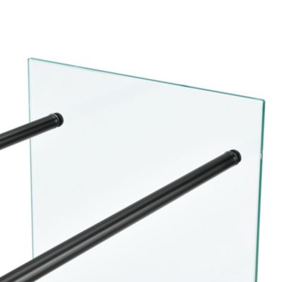 Kaminholzregal aus Glas in verschiedenen Größen Feuerholzständer