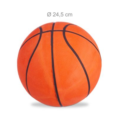 2 x Basketball Größe 7 Gummibasketball orange Kinder Streetball Trainingsball 