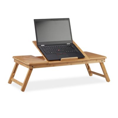 relaxdays Bambus Laptoptisch XL holzfarben | 04052025222185