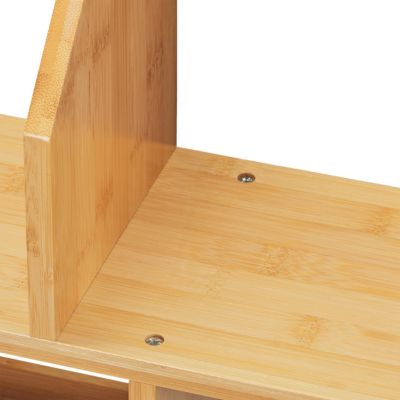 Bambusregal 6 Fächer, beige, relaxdays | yomonda