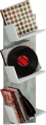 VCM Regal Schallplatten Möbel LP Aufbwahrung Archivierung Wandregal Hängeregal 