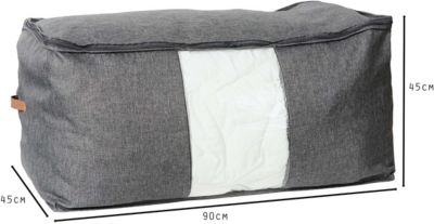 Aufbewahrungstasche "Premium", 90x45x45cm, grau, STORE IT! | yomonda