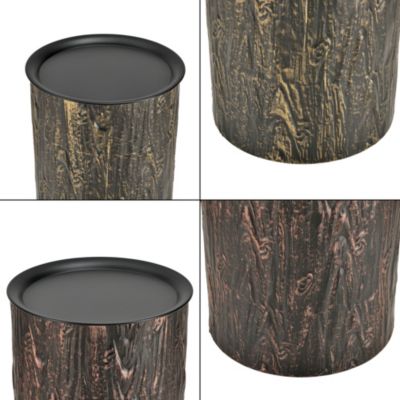 Beistelltisch 2-er Set mit abnehmbaren Tischdeckel und Innenstauraum