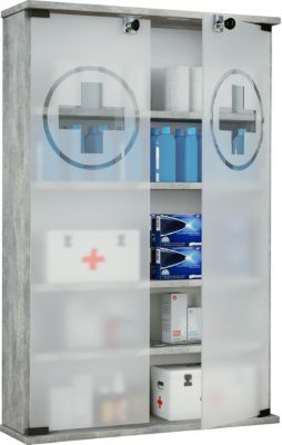 Medizinschrank Arzneischrank Erste Hilfe Medikamentenschrank XXL Gusal
