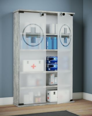 Medizinschrank Arzneischrank Erste Hilfe Medikamentenschrank XXL Honula