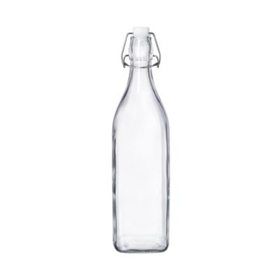 BUTLERS SWING Flasche mit Bügelverschluss 1000ml transparent | 04035644467038