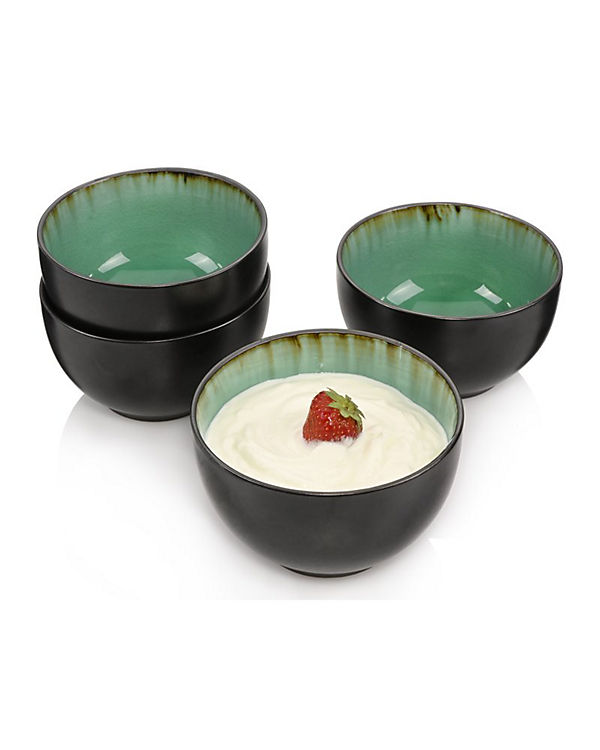 SÄNGER Schalen Palm Beach Dessertschalen 4-tlg. Müslischalen türkis | 04251119422054 SÄNGER Schalen Palm Beach Dessertschalen 4-tlg. Müslischalen türkis | 04251119422054