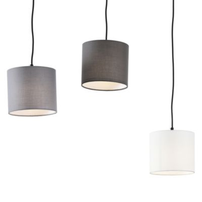 Deckenleuchte mit 3 Pendelleuchten, schwarz, HOMCOM | yomonda