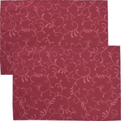 Erwin Müller Tischset  2er-Pack Essen weinrot Gr. 35 x 50 | 04062671155263