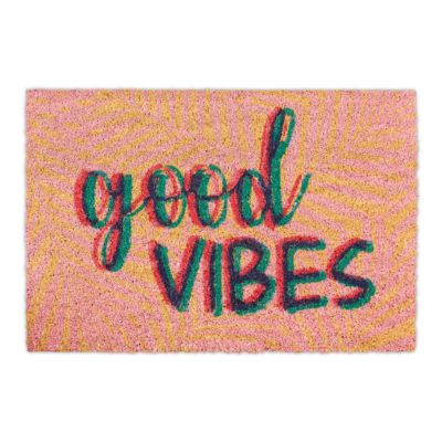 relaxdays „Fußmatte Kokos „“Good Vibes“““ mehrfarbig | 04052025354886