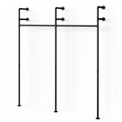 Loft Kleiderstange ILIARA Garderobe Kleiderschrank offen begehbar 180 cm 2