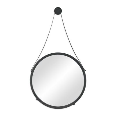 Runder Wandspiegel mit Aufhängung