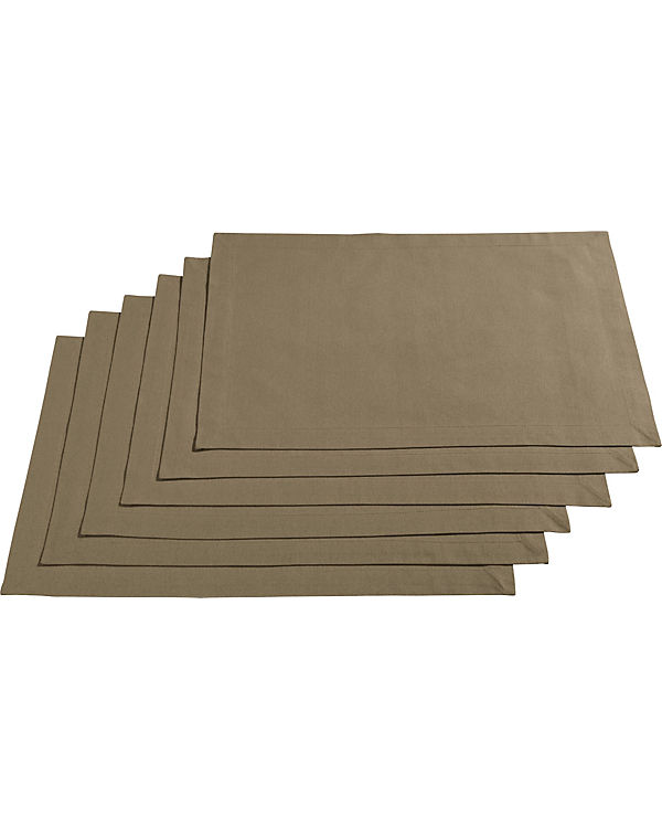 REDBEST Tischset 6er-Pack Seattle taupe Gr. 30 x 45 | 04049688828908 REDBEST Tischset 6er-Pack Seattle taupe Gr. 30 x 45 | 04049688828908