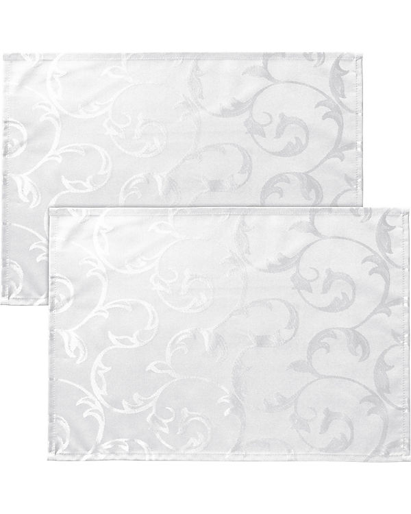 Erwin Müller Tischset 2er-Pack Jacquard Greven weiß Gr. 35 x 50 | 04049688970430 Erwin Müller Tischset 2er-Pack Jacquard Greven weiß Gr. 35 x 50 | 04049688970430