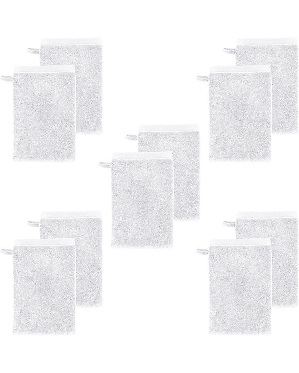 Erwin Müller Waschhandschuh 10er-Pack Frottier Heidenheim weiß Gr. 15 x 21 | 04062671050452 Erwin Müller Waschhandschuh 10er-Pack Frottier Heidenheim weiß Gr. 15 x 21 | 04062671050452
