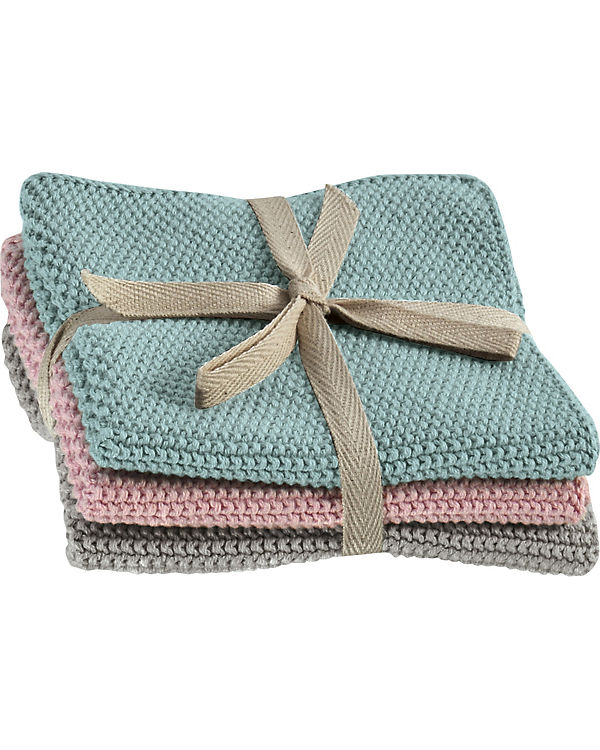 Sander Wischtuch 3er-Pack Baumwolle Kitchen Friends hellblau Gr. 25 x 25 | 04001824248261 Sander Wischtuch 3er-Pack Baumwolle Kitchen Friends hellblau Gr. 25 x 25 | 04001824248261