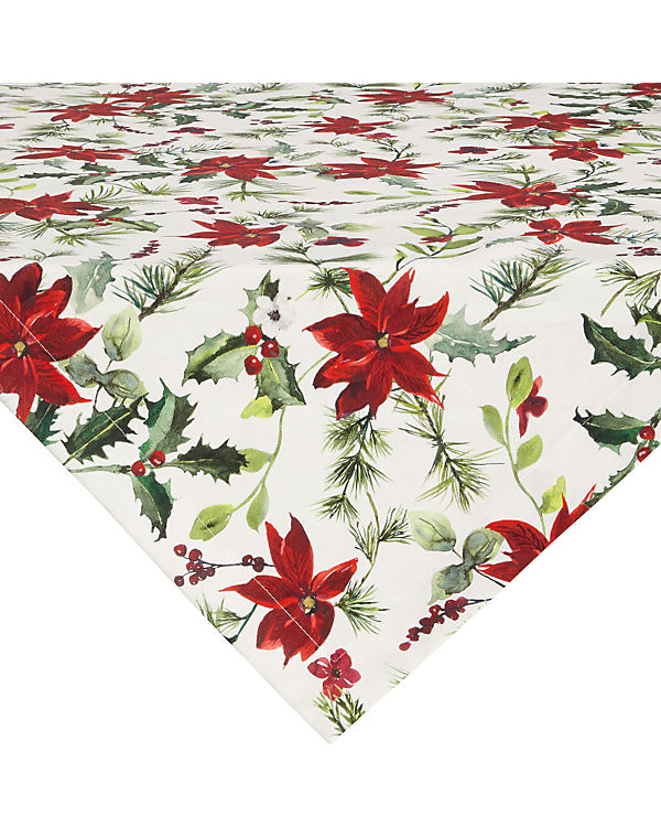 Sander Mitteldecke X-Mas Greenery rot/grün Gr. 110 x 110 | 04001824305230 Sander Mitteldecke X-Mas Greenery rot/grün Gr. 110 x 110 | 04001824305230
