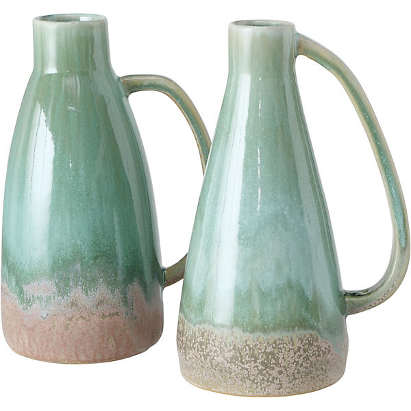 2-tlg. Vasen-Set "Peruya" H25cm