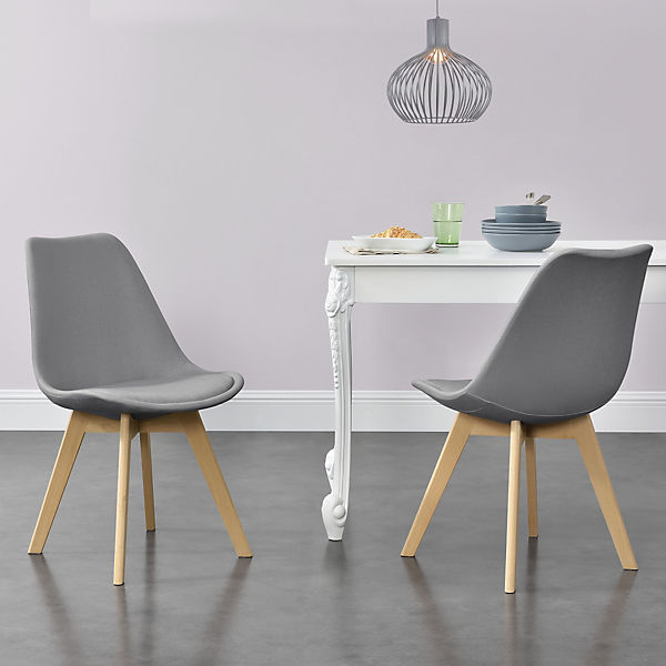 4er-Set Design Esszimmerstühle 97x42cm in verschiedenen Farben