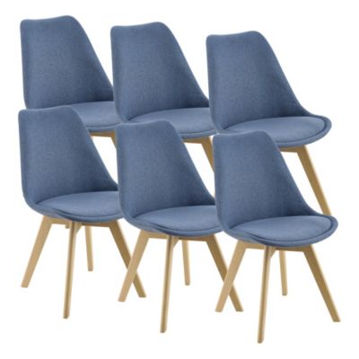 6er-Set Design Esszimmerstühle 97x42cm in verschiedenen Farben