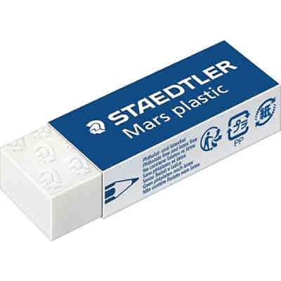 Mars® plastic Radierer, PVC, 65 x 13 x 23 mm Radiergummis