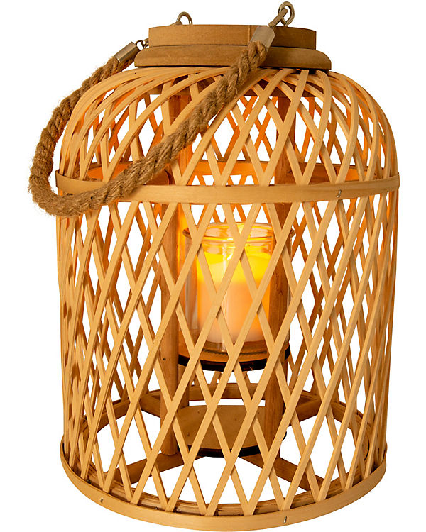 Näve „Dekoleuchte „“Korb““, inkl. LED Solar-Kerze, H29cm“ natur | 04003222882702 Näve „Dekoleuchte „“Korb““, inkl. LED Solar-Kerze, H29cm“ natur | 04003222882702