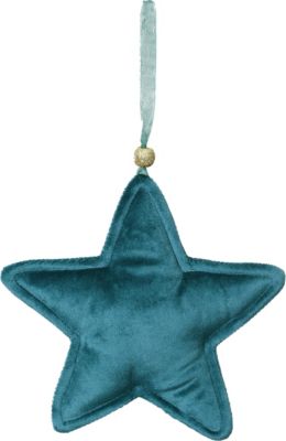 Christmas Goods by Inge „2er-Set Dekoanhänger „“Stern““, H17cm“ grün/blau | 04061752104985