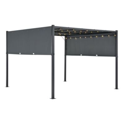 Pergola Fortaleza mit LED Beleuchtung Gartenpavillon in verschiedenen