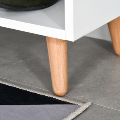 Schuhschrank mit Türen, weiß, HOMCOM | yomonda