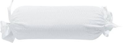 Erwin Müller „Nackenrollenbezug „“Rosenheim““ Seersucker“ weiß Gr. 15 x 40 | 04049688687369