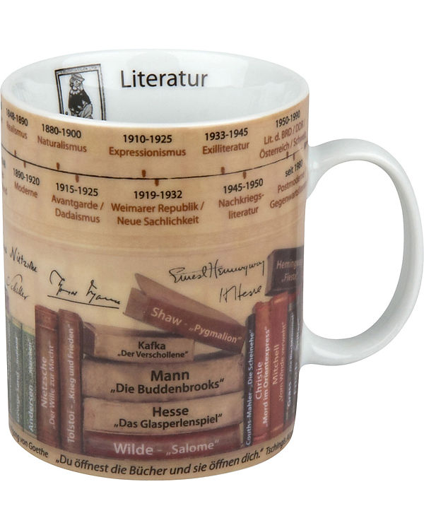 Könitz „Kaffeebecher „“Literatur““ Porzellan“ bunt | 04028145060440 Könitz „Kaffeebecher „“Literatur““ Porzellan“ bunt | 04028145060440