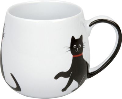 Könitz Kaffeebecher schwarz/weiß | 04028145091611