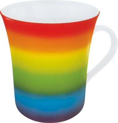 Könitz „Kaffeebecher „“Regenbogen“““ mehrfarbig | 04028145022943