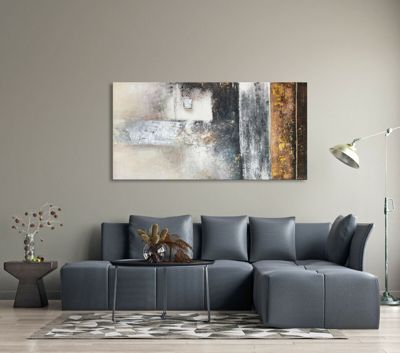 Gemälde Acryl "Erfolg" handgemalt auf Leinwand, braun | yomonda