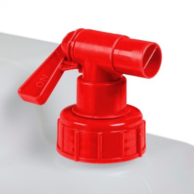 BPA-frei Schraubdeckel Ablasshahn Camping Auto weiß tragbarer Trinkwasserkanister Relaxdays 10 L Wasserkanister