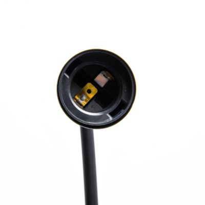 Deckenleuchte in Rohrform mit 8 Glühbirnen, schwarz, HOMCOM | yomonda