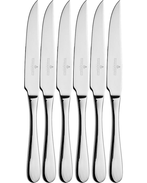 Picard & Wielpütz Steakmesser 6er-Pack 18/10 Edelstahl Charisma silber | 04062671171126 Picard & Wielpütz Steakmesser 6er-Pack 18/10 Edelstahl Charisma silber | 04062671171126
