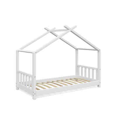 Kinderbett Design 80x160 cm Weiß