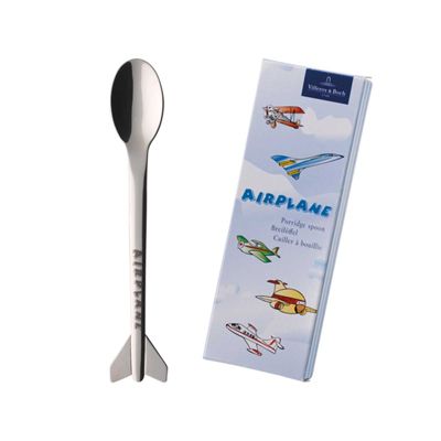 Villeroy & Boch Kid’s Dining Breilöffel Airplane Kinderbesteck silber | 04003683386306