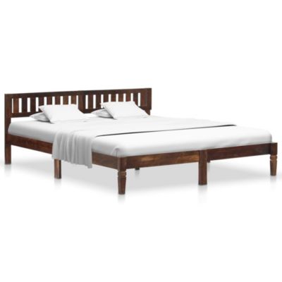 Bettgestell Mango Massivholz Doppelbett Holzbett Bett, braun, | yomonda