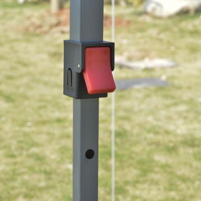 Pop-Up-Pavillon zusammenfaltbar, schwarz, Outsunny | yomonda