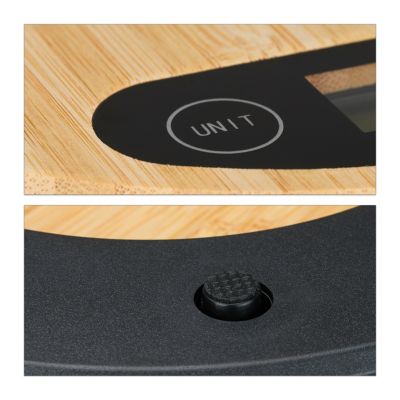 Digitale Küchenwaage aus Bambus, beige, relaxdays | yomonda