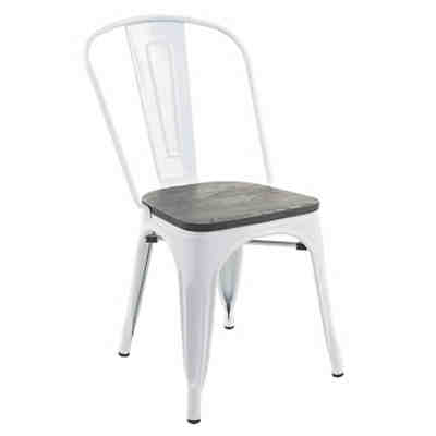 Stuhl im Industriedesign stapelbar